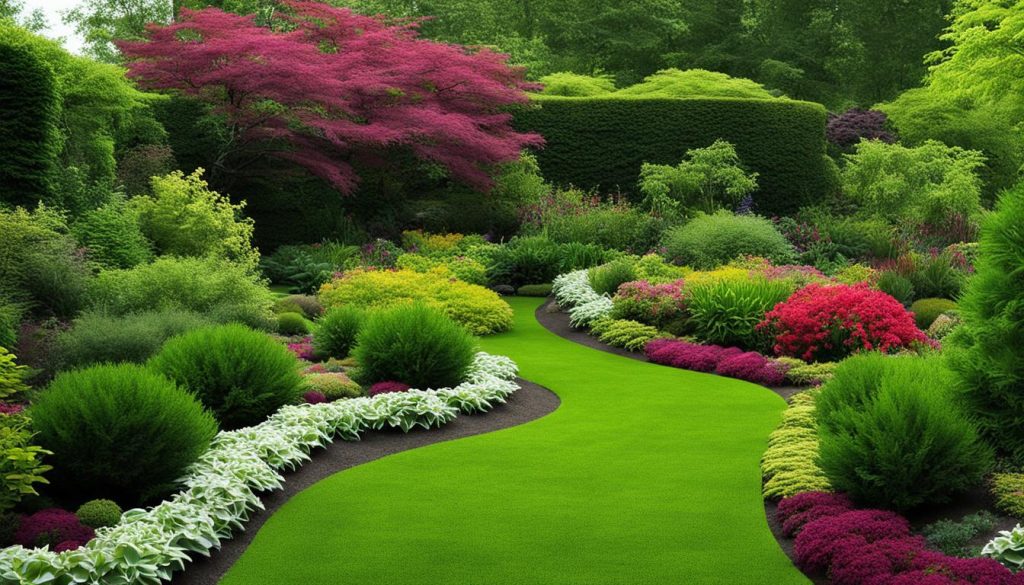 Landscaping plants selection