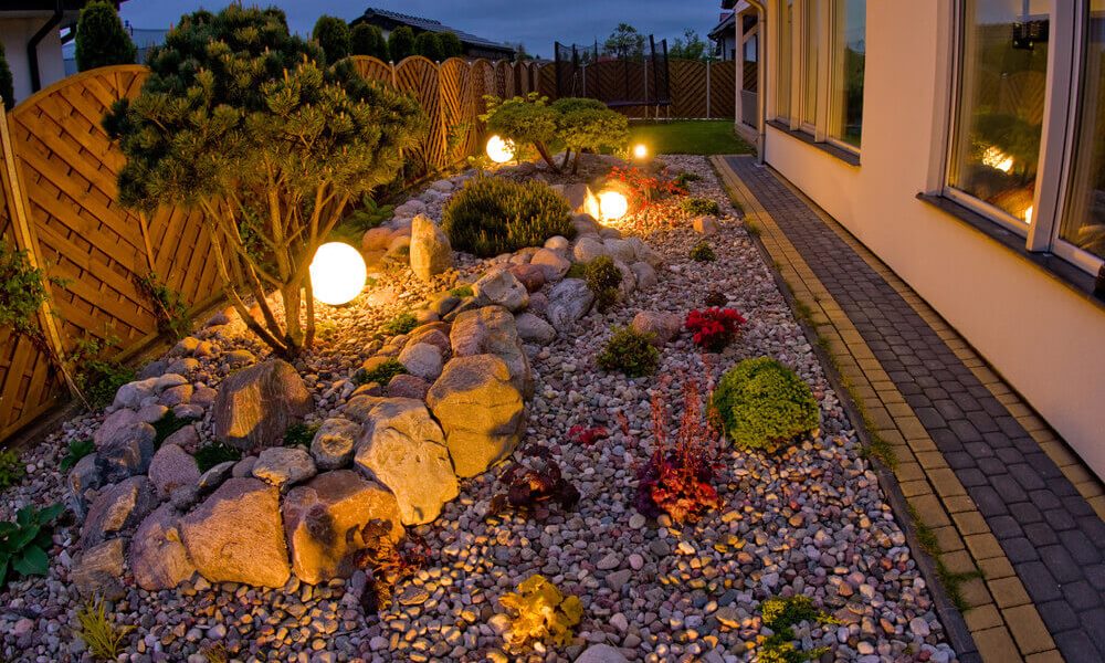 Outdoor lighting installation services